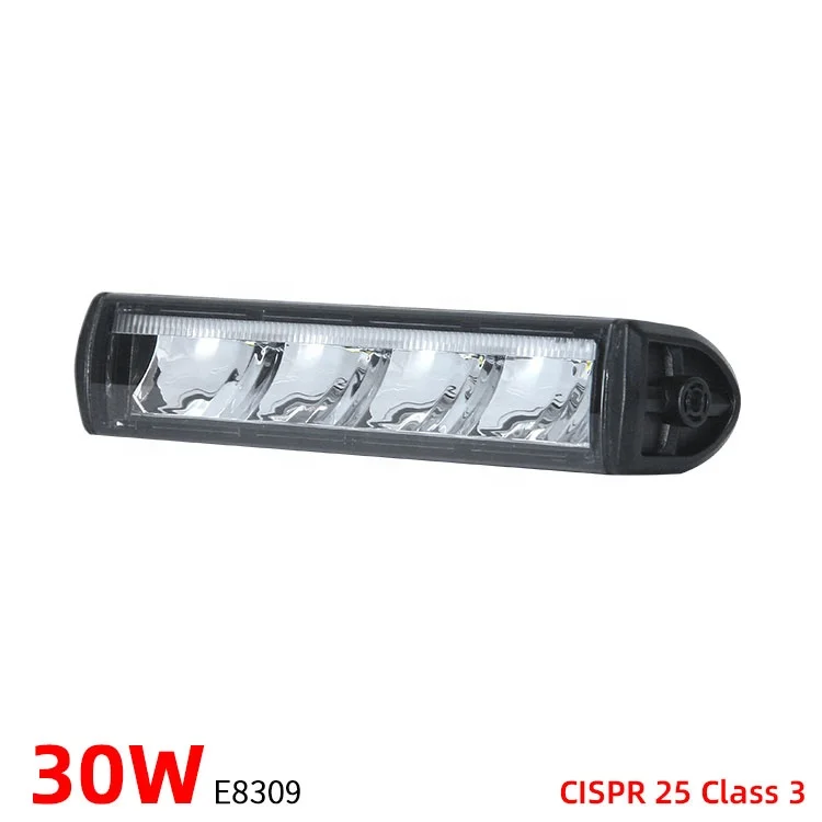 8 inch 30W Offroad LED Light Bar High beam/foglight White Vehicle Light Bar Work Light