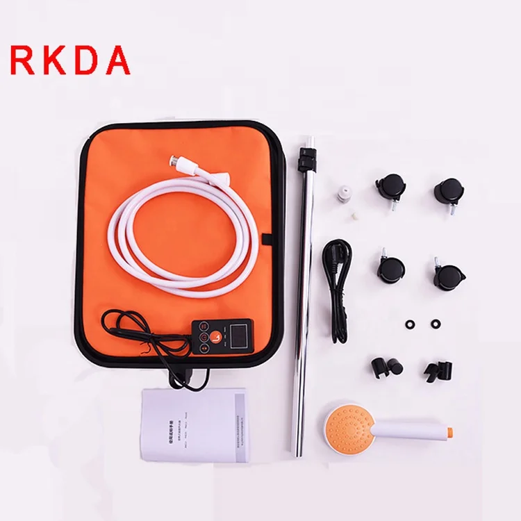 
Foldable induction heating portable bathroom storage electric water heater 