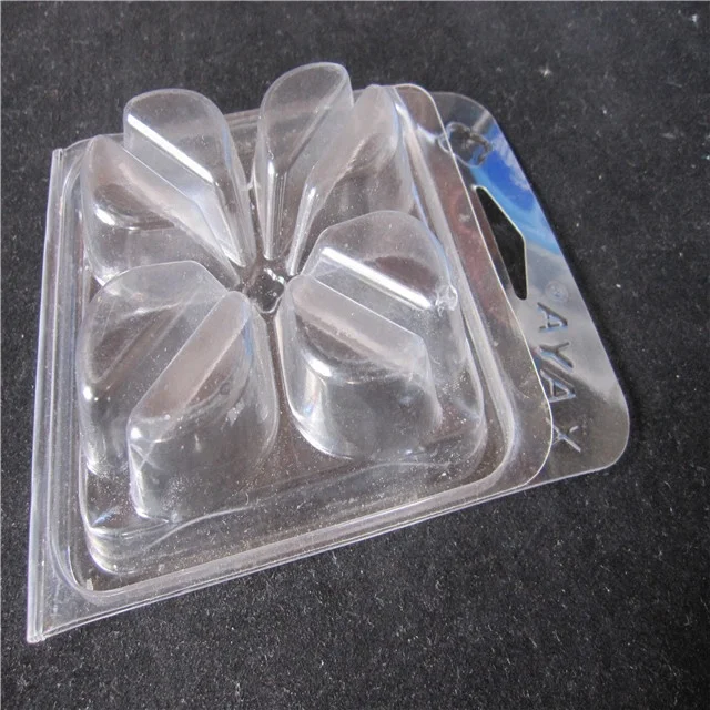 Пользовательских ясный пластичный 12 полости большой воск расплава раскладушка