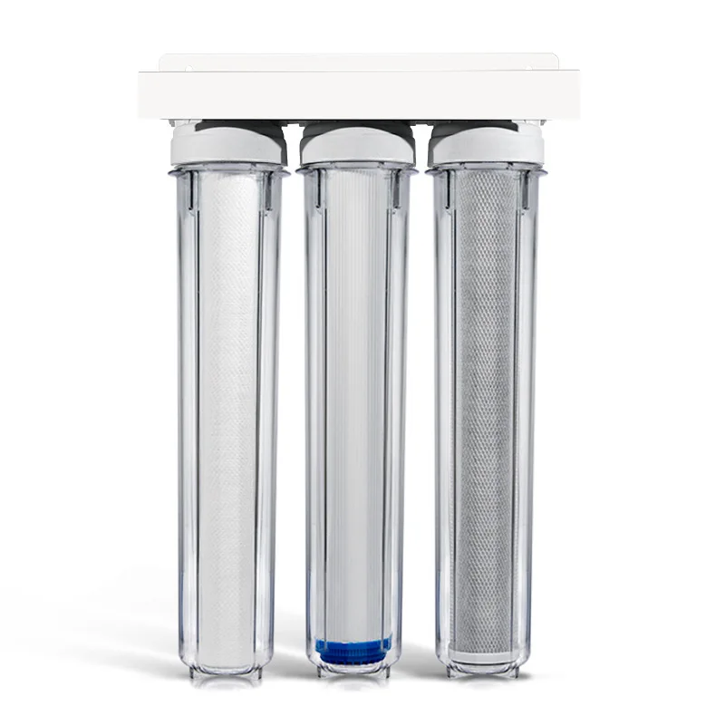 Whole House RO 20inch transparent clear water filter housing use 20X2.5inch filter -20BB201