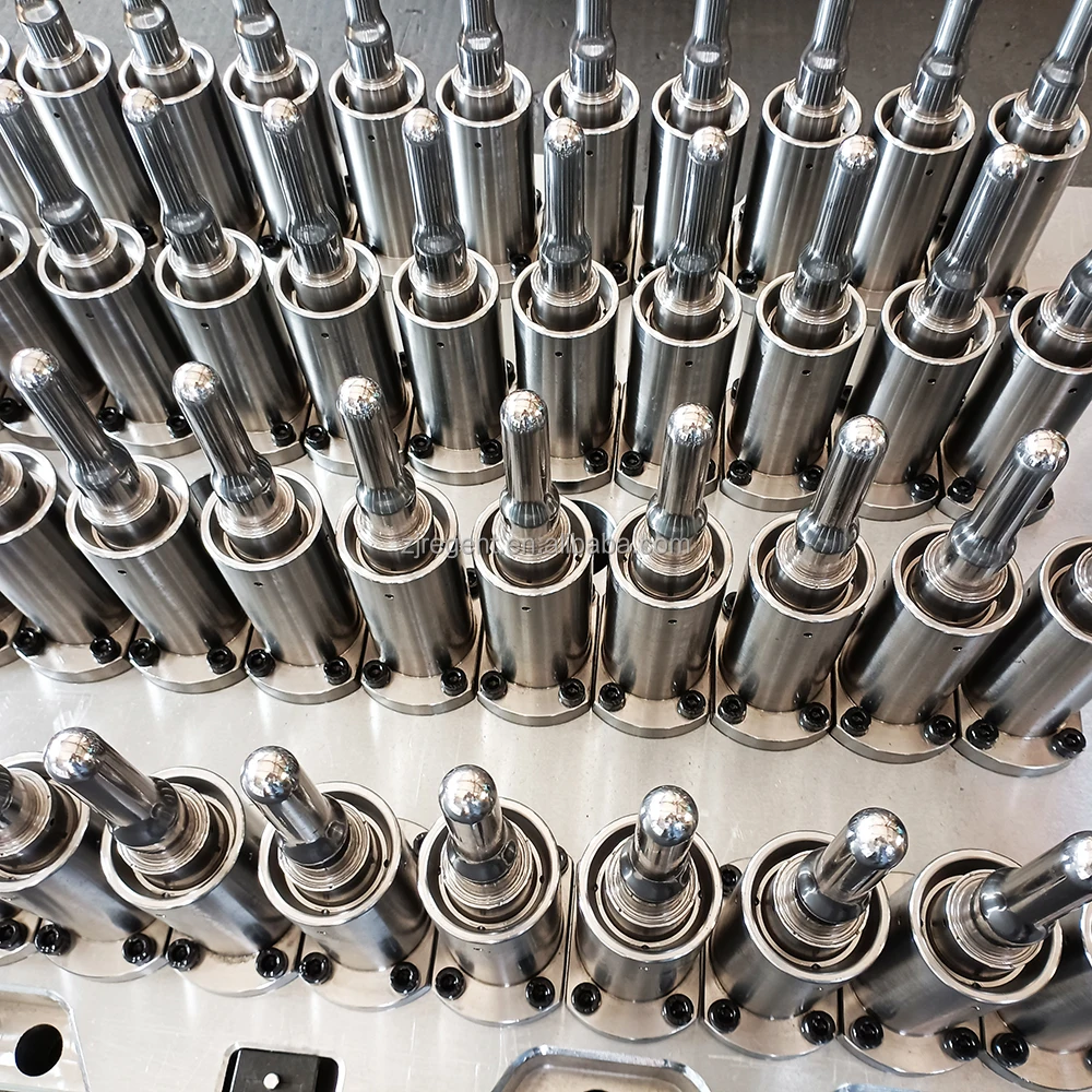 Normal Short Tail 16 Cavity 32mm Neck 8.5g Plastic PET Preform Mold Making For 150 Ton Injection Preform Molding Machine