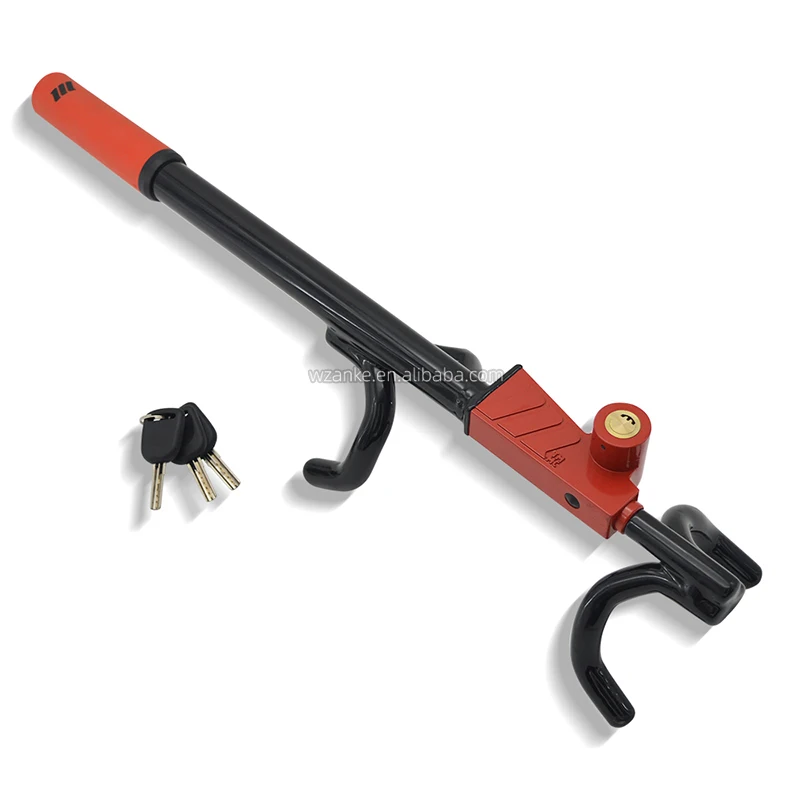 Heavy Duty Vehicle Safety Rotary Adjustable Lock Steering Wheel Lock Universal Anti-Theft Clamp