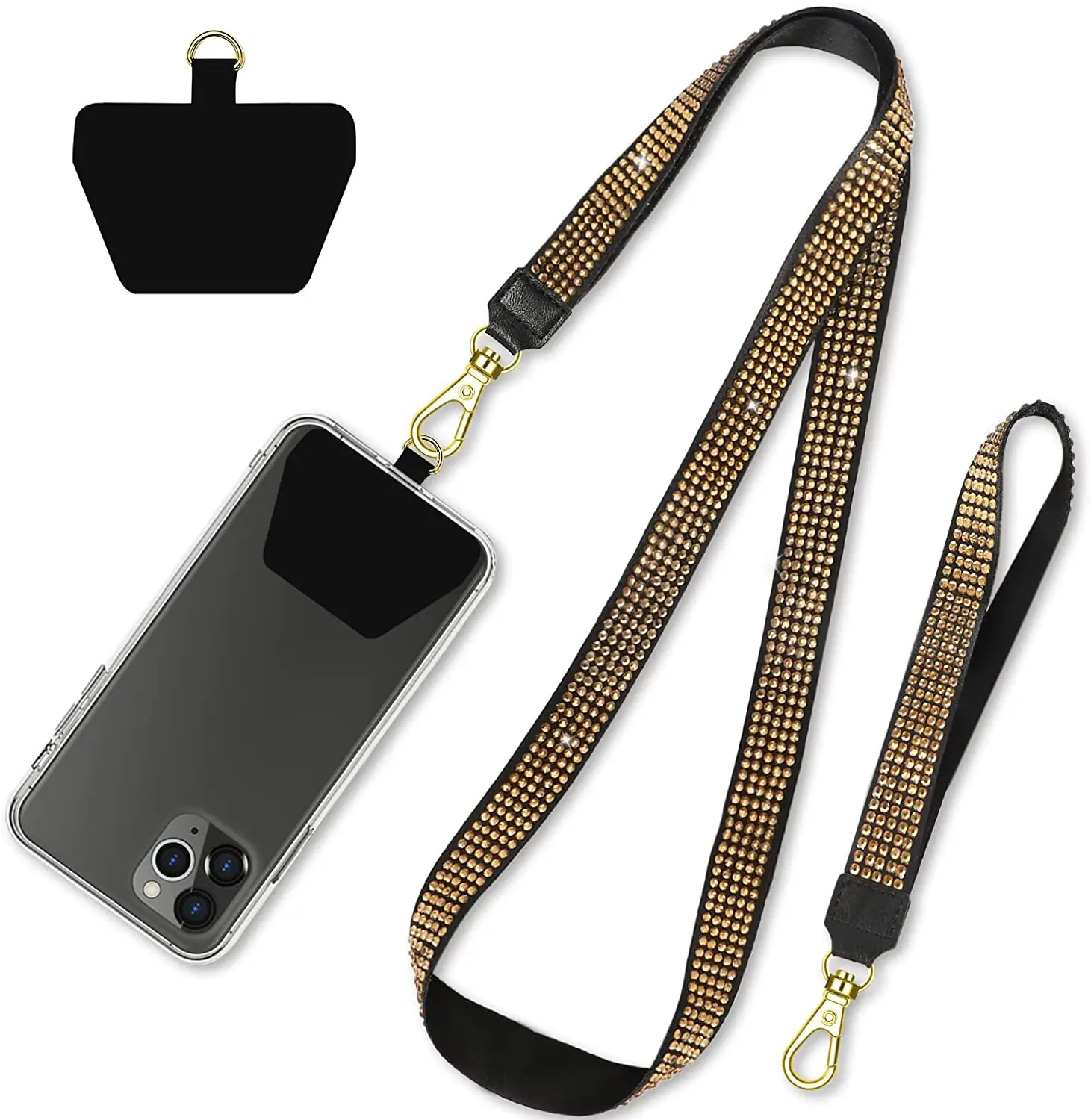 Camera Phone Strap Diagonal Span Strap Womens Shoulder Strap Lanyard Removable Adjustable Silicone Bag Cartoon Lanyard