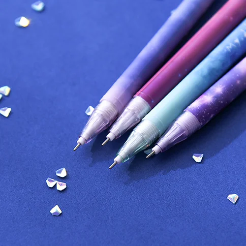 Ручка с уникальными подписями ночного звездного неба в подарок другу, набор креативных канцелярских принадлежностей, ручка для письма для студентов