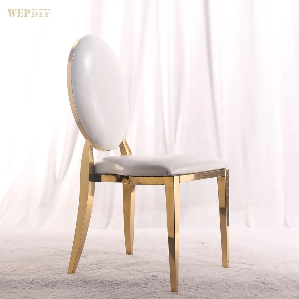 high quality European golden chairs for events wedding party