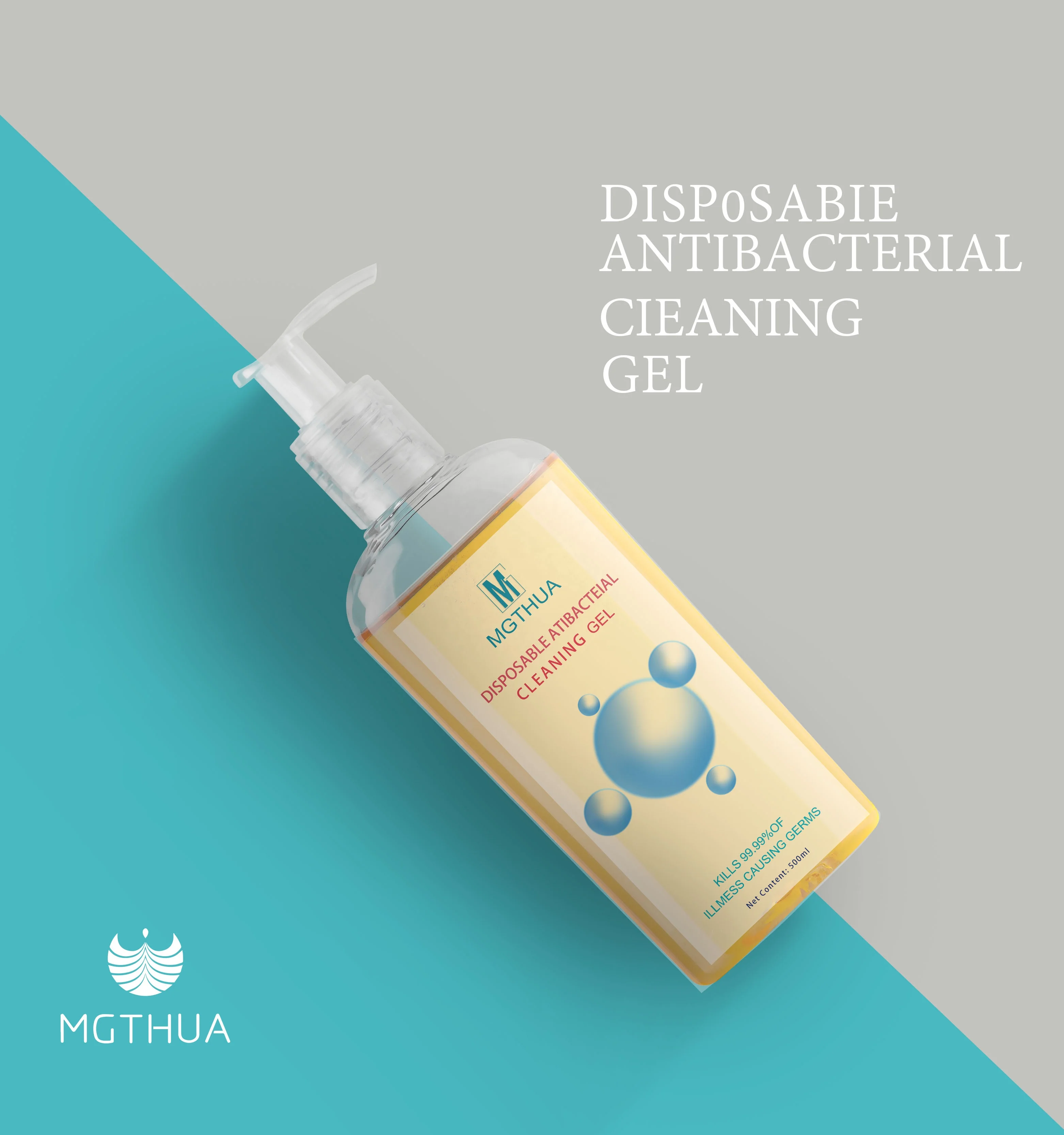 500ml China Manufacturer Wholesale Label Hotel Home Liquid Antibacterial Kids Instant Hand Sanitiser 75% Alcohol