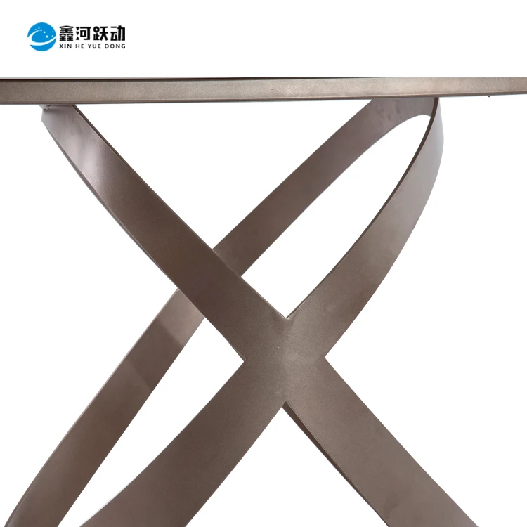 Modern marble round rotating dining room table large rotatable round dining table for home