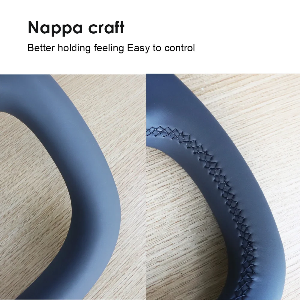 Vjoycar Steering Wheel Handle 377mm Heated For Tesla Model 3 Highland Sports Racing Model X Style Steering Wheels 2023 2024+