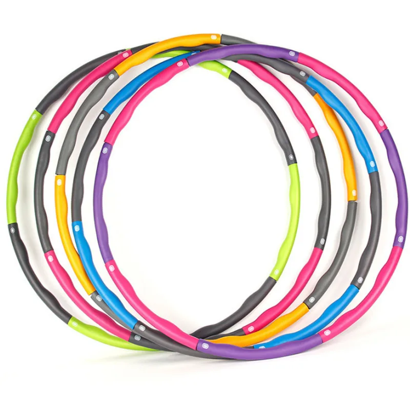 Best Selling Weighted Hula Hooping Ring Exercise Fitness Weighted Hula Ring Hoops