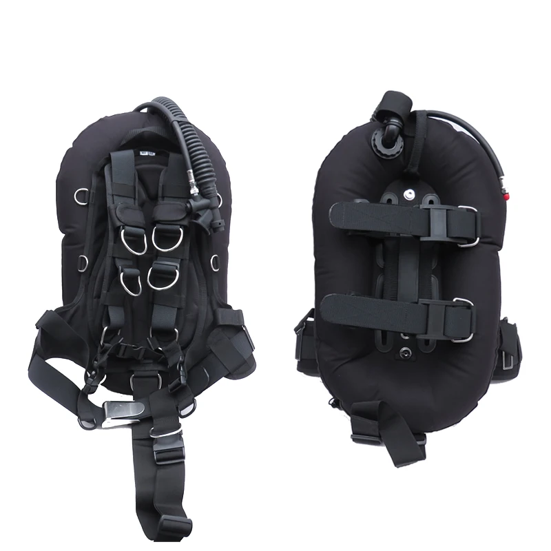 Single tank 30LBS donut BCD scuba tech diving with soft harness backmount