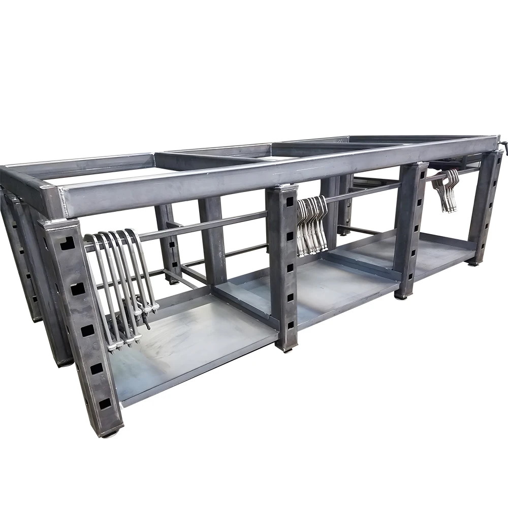 OEM custom large stainless steel furniture metal frame/steel table frame laser cutting welding fabrication sheet metal parts