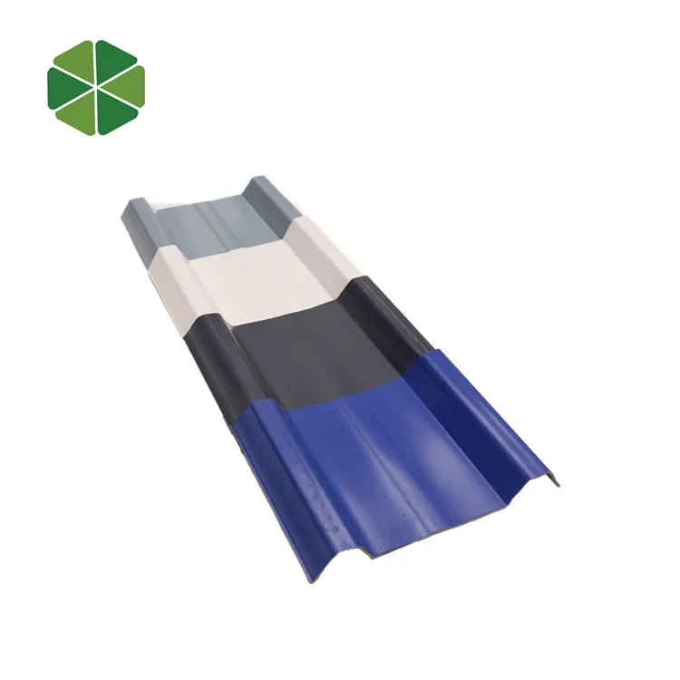 Heat Resistant Roof Sheet Color Lasting Pvc Plastic Roof Tile Construction Material Pvc