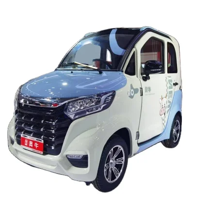 2024 New Design EEC Certified Electric EV Mini Car Micro 2-Seater Cabin Vehicle with 2KW Motor 3 Passengers Capacity