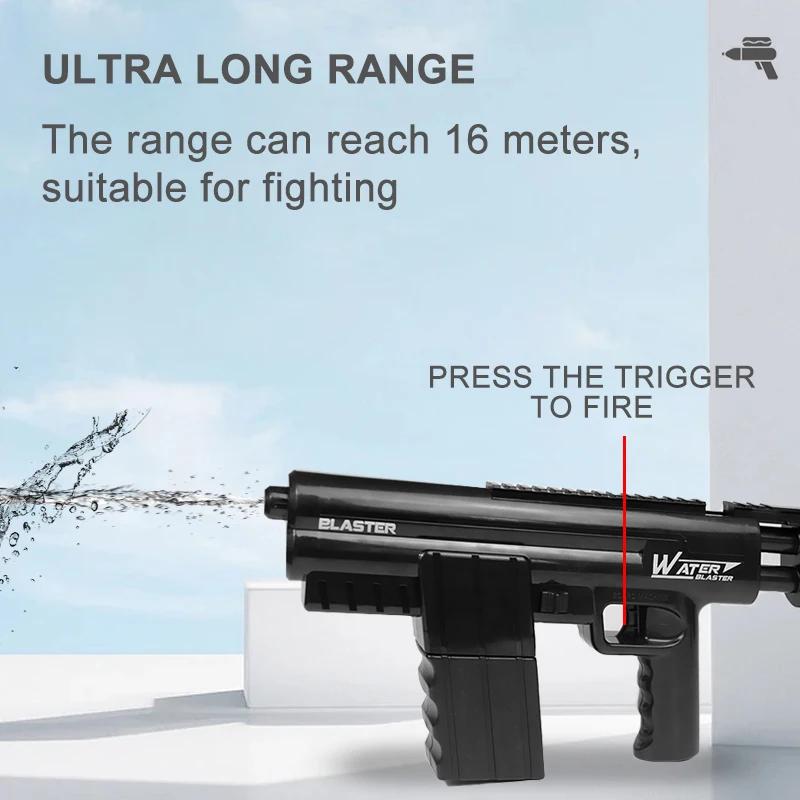 Custom Electric Powerful Sprya Guns Kids Adults Blaster Toy Strongest In The World Water Bubble Gun