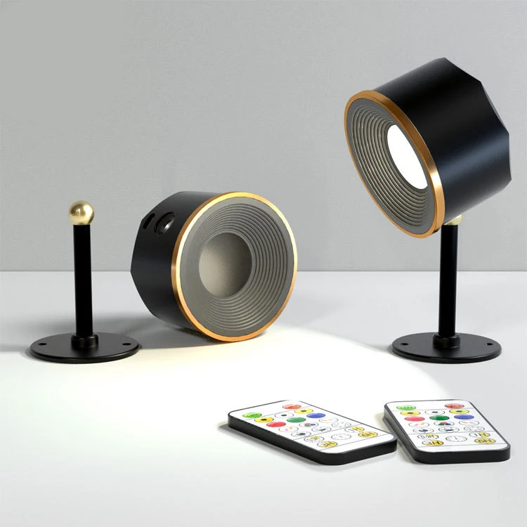 USB Rechargeable battery powered wall sconce Remote Control Rgb lighting Colors Dimmable Magnetic LED Sconces Light