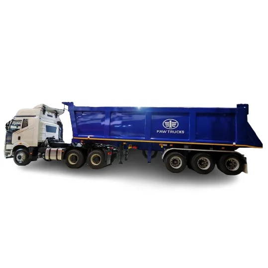Factory Direct Sale 3 Axle 4 Axle Dump Trailer 45cbm Transport Coal and Sand Dump Semi Trailer