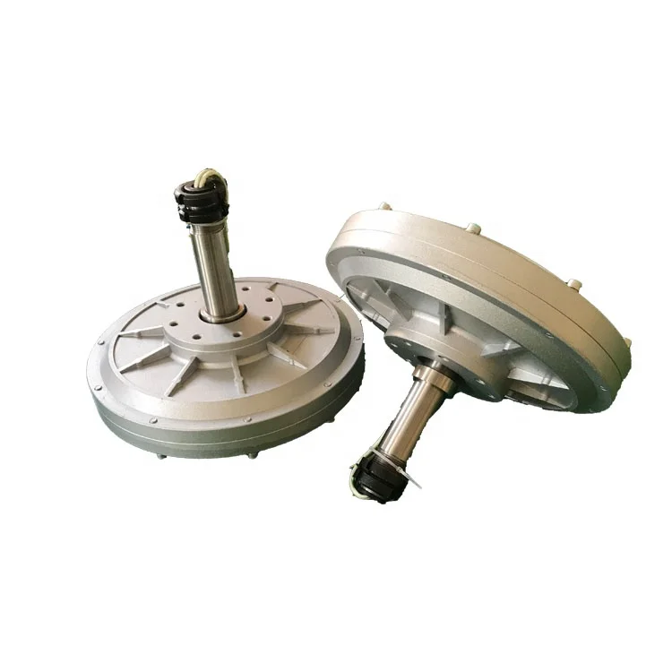 RTS 2KW 2000w 130RPM 96v Low RPM Low Torque permanent magnet alternator Axial Flux  generator