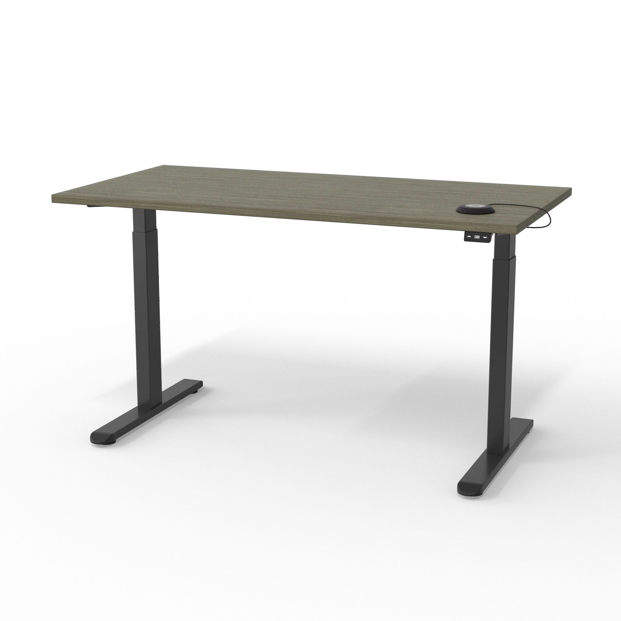 Modern Executive Desk for Home Office & School Electric Standing Sit-to-Stand Iron Material Computer Gaming Designed Convenience