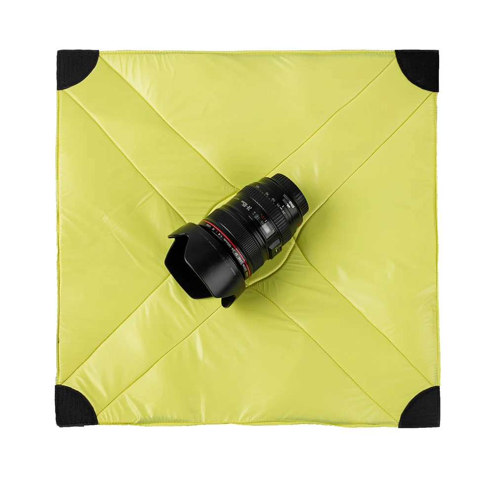 Handmade 12 inches Protective Wrap Soft Padded Protection with Magic Tape Closure for Lens Camera Equipments