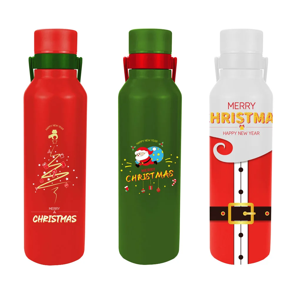 New Design Large Stainless Steel Water Bottle Multiple Capacities Vacuum Flask Outdoor Insulated Bottle with Sharing Cup