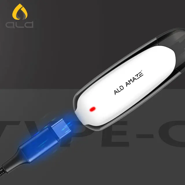 Пустая многоразовая электронная сигарета type-c с магнитной керамической сигаретой, 2,0 мл