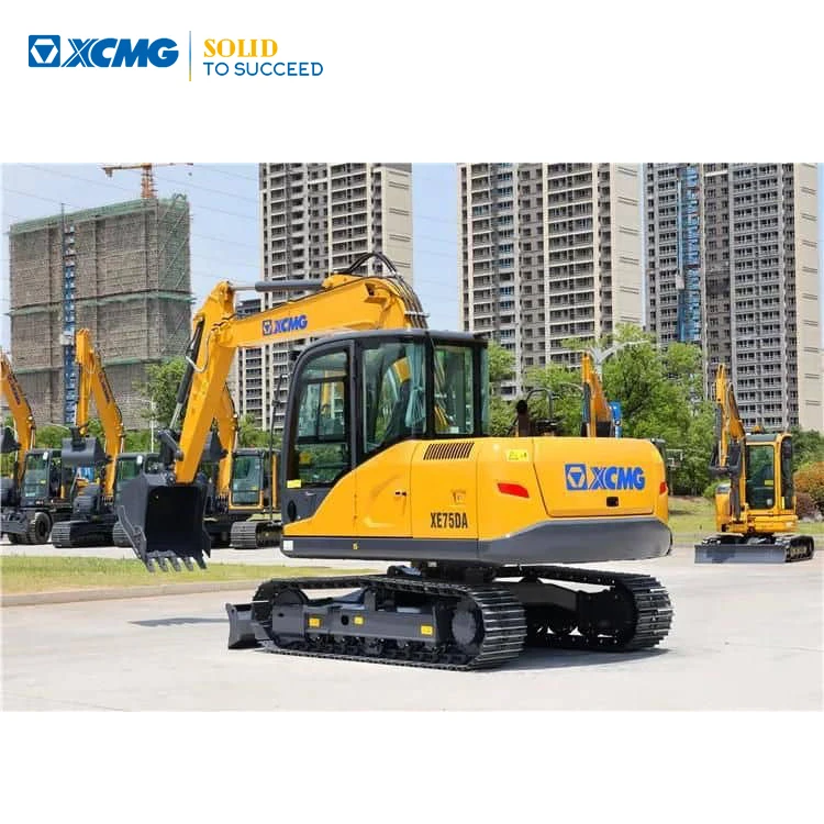 XCMG Official XE75DA 7.5 Ton Hydraulic Crawler Small Excavator Used Excavator for Sale