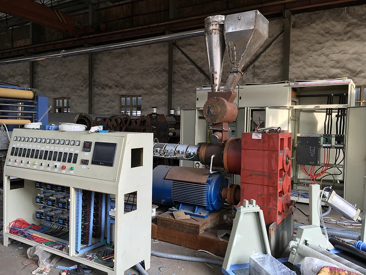 PP flat yarn extruder high speed polypropylene flat yarn extrusion line for flexible packaging bag/fibrillated sewing thread