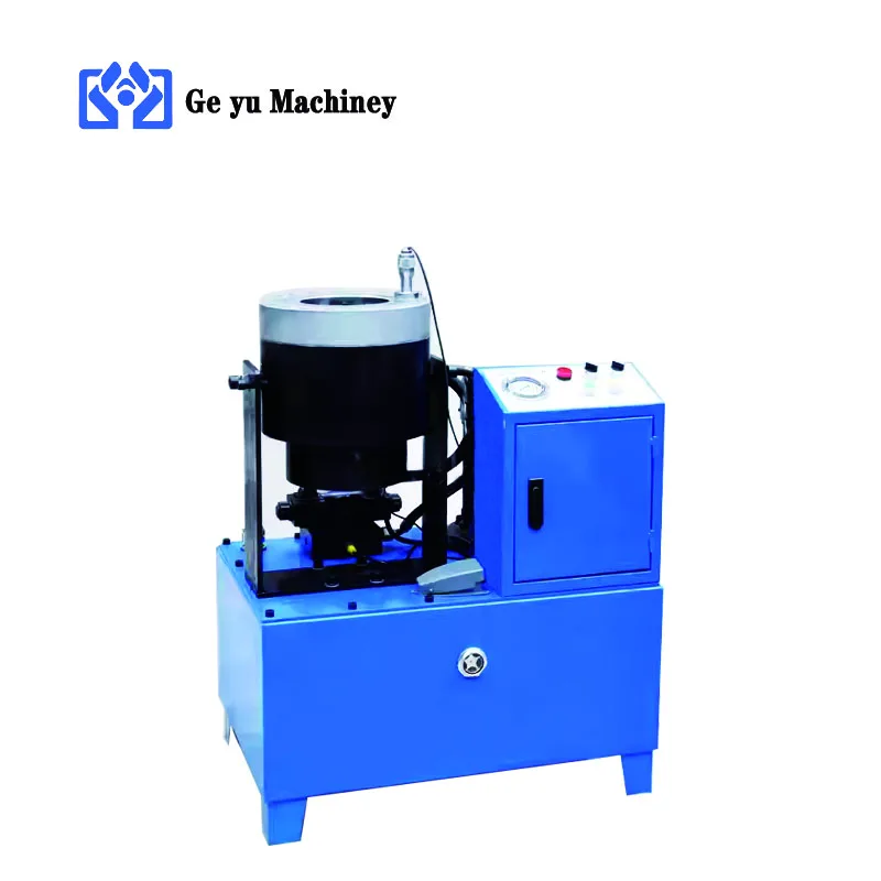 Small Pipe Press Automatic Pipe Shrink Machine  Pipe End Forming Machine for Stainless Steel Copper