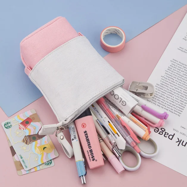 Korean Pop-up Pencil Case Cute Multifunctional Pen Holder Stationery Supplies School Office Supplies In Stock Pencil Cases Bag