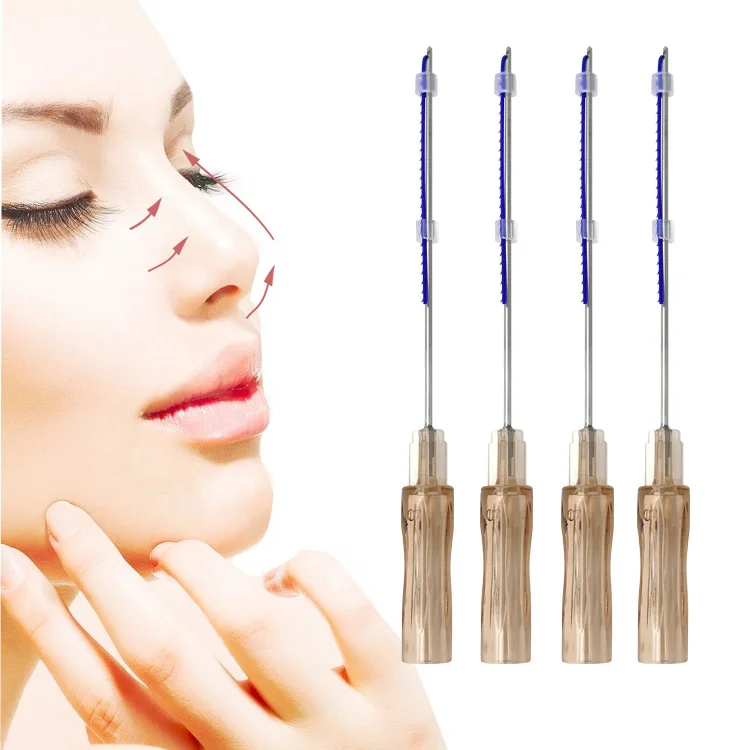 Korea Collagen PDO L Blunt  Cog 4D Thread For Nose Reshaping PDO Thread