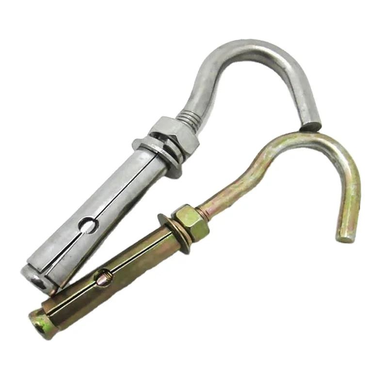 Heavy Duty Closed Eye Hook Sleeve Anchor, Concrete Expansion Anchor Bolt, Zinc Plated. Galvanized