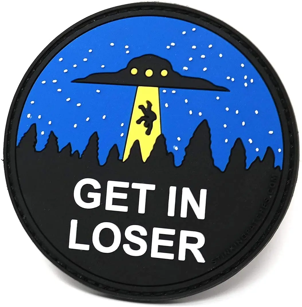 Round Shape Custom PVC Patch Custom 2d Logo Name Rubber Patch Label