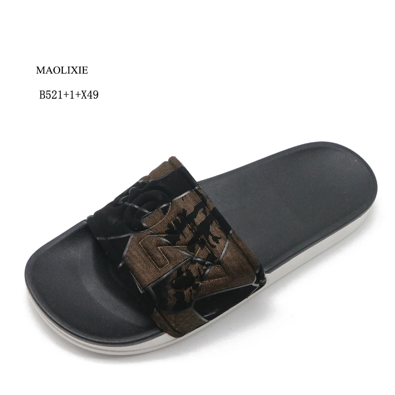 Custom shoe manufacturer fashion anti-slip  plastic slippers men slipper slide sandals