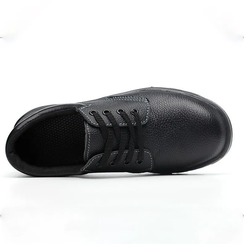 Labor protection shoes anti-impact anti-puncture steel head lightweight wear-resistant anti-odor safety site work shoes