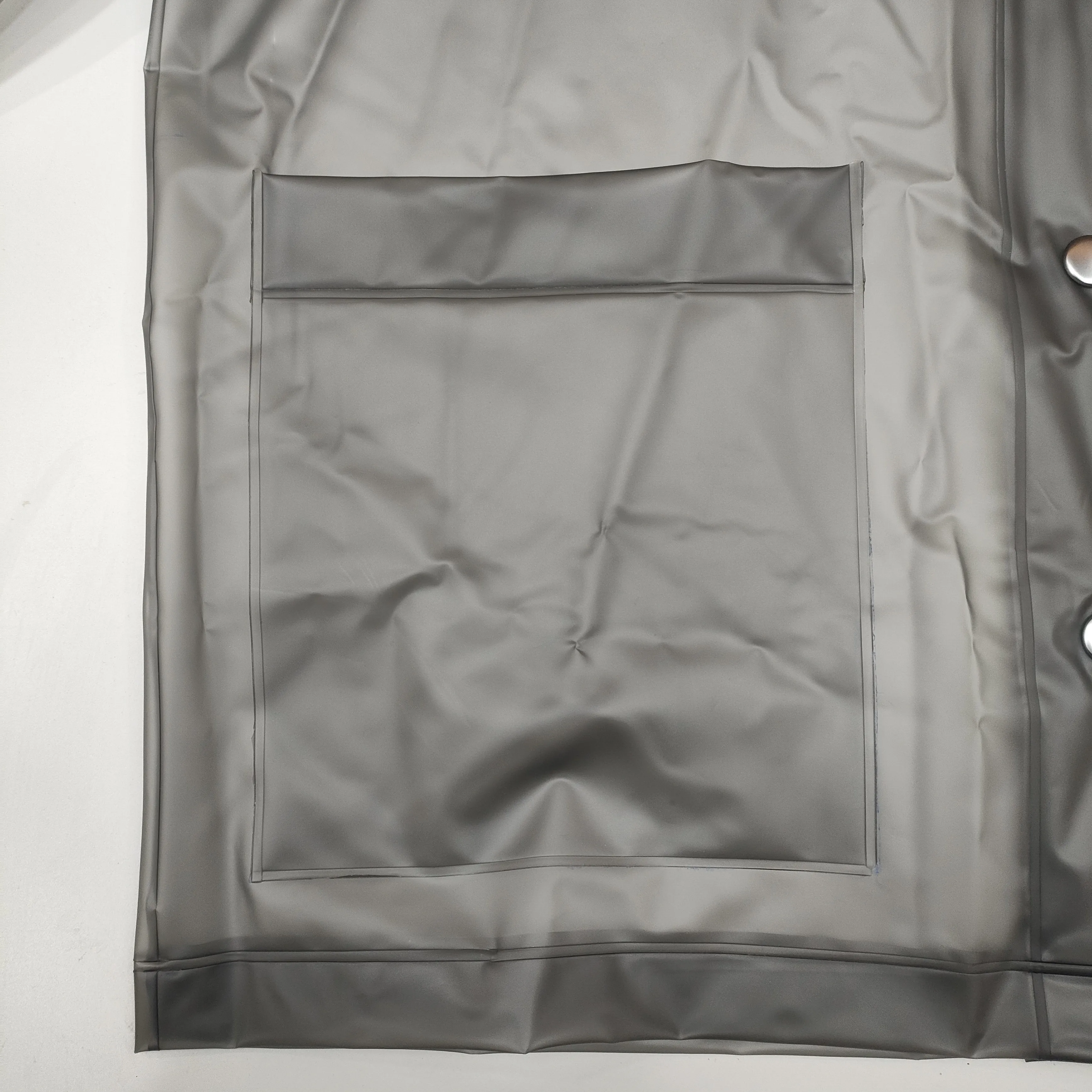 Fashion Disposable raincoat TPU Clear Transparent Raincoat for children and adult  with button