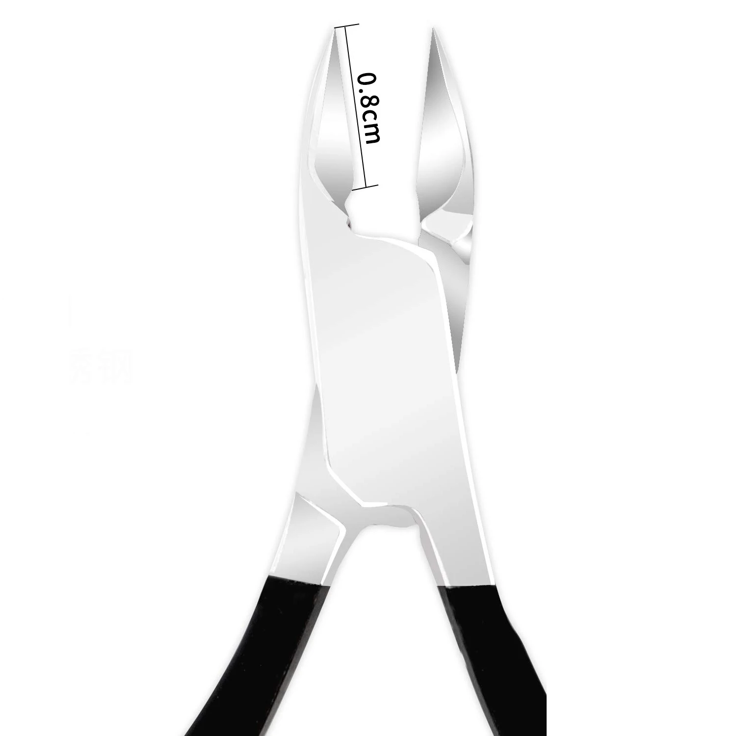 2Pcs Hot Sale Professional Manicure Set Stainless Steel Nail Cuticle Nipper with pusher