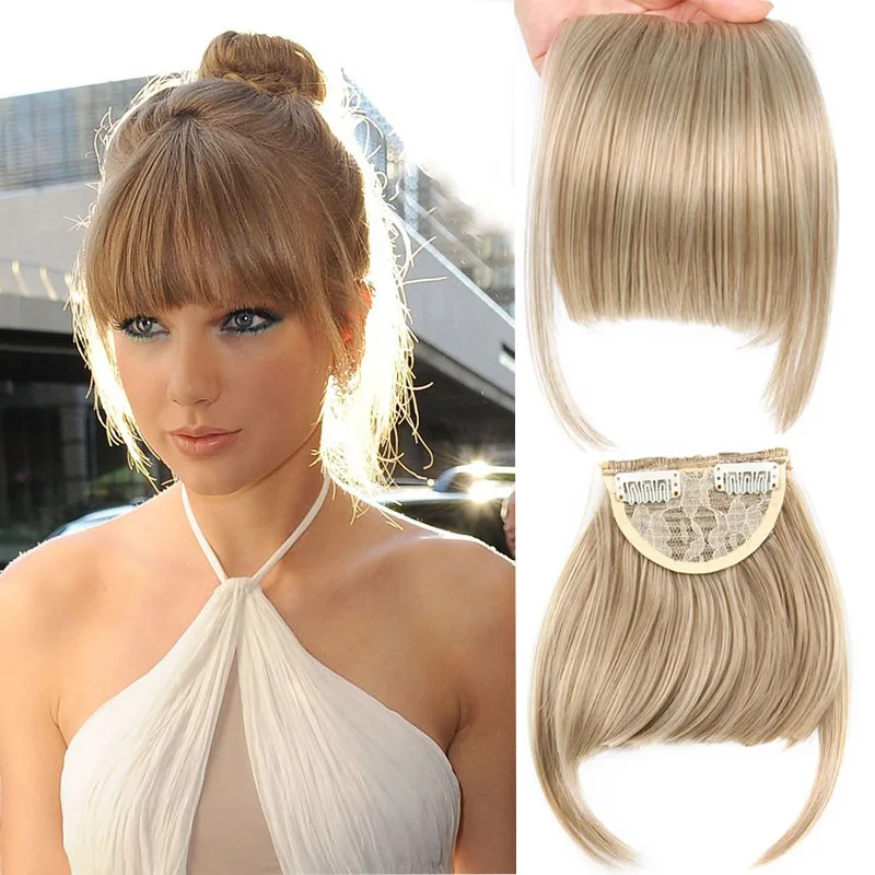Wholesale Raw Cuticle Brazilian Front Bangs Extension Human Hair Bang 100%Remy Human Hair Extensions Fringe