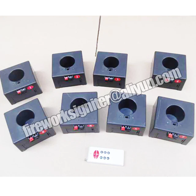 Система обжига фейерверков D08, Свадебный комнатный сценический фонтан, беспроводная система управления 8 сигналами с пультом дистанционного управления 12 клавиш, 10 комплектов