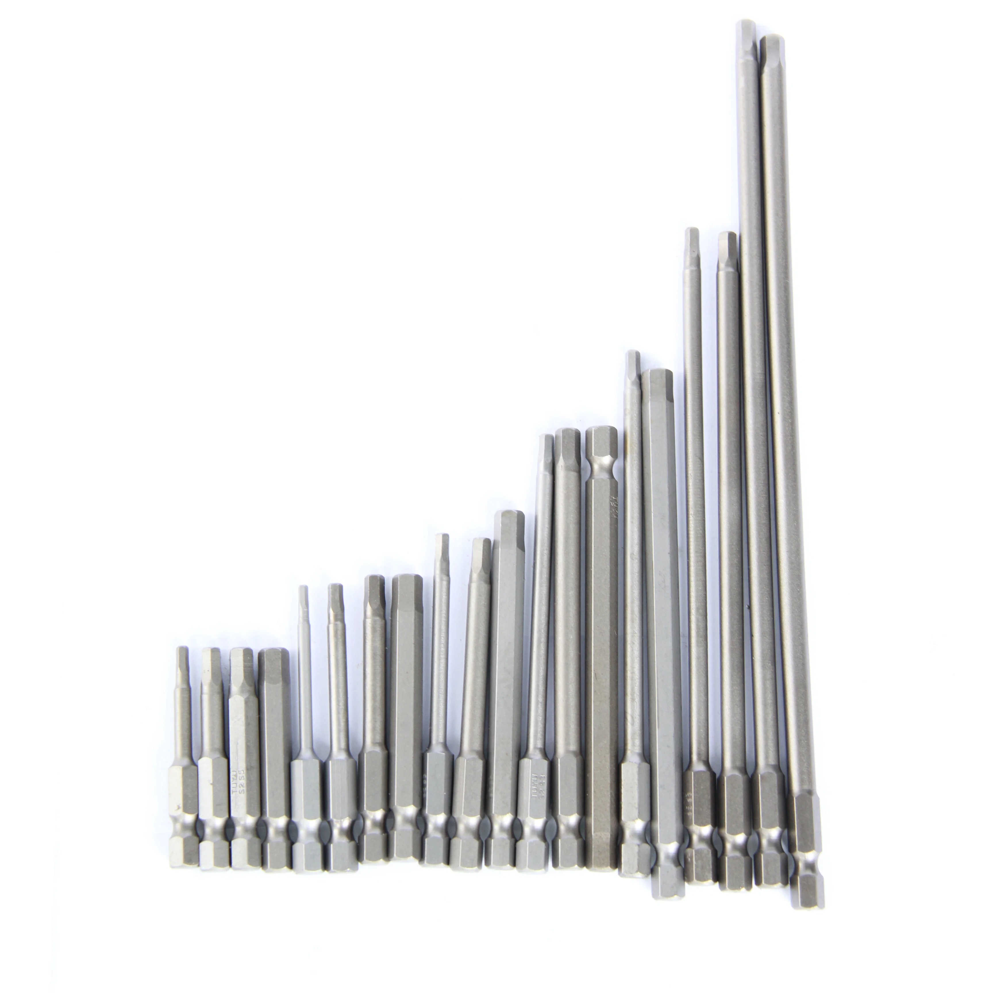 Various Good Quality S2 150MM H4 Allen Hex Bit Magnetic Screwdriver Bit