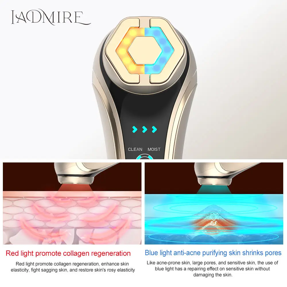 2023 New Hot Selling Portable Home Use Anti Aging Faces Face Lifting Skin Treatment Ultrasound Rf Mini Beauty Device