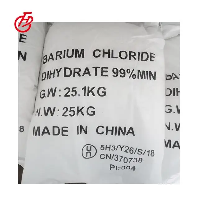 Barium Chloride CAS 10326-27-9 99 Manufacturer Plant Anhydride Anhydrous Dihydrate Price Barium Chloride