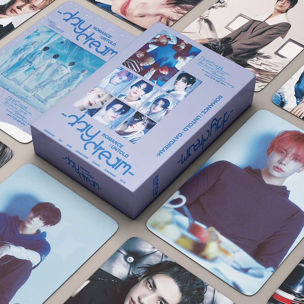 E kpop ROMANCE: невыразимый сон фотооткрытка HEESEUNG JAY JAKE SUNGHOON JUNGWON NI-KII Lomo card