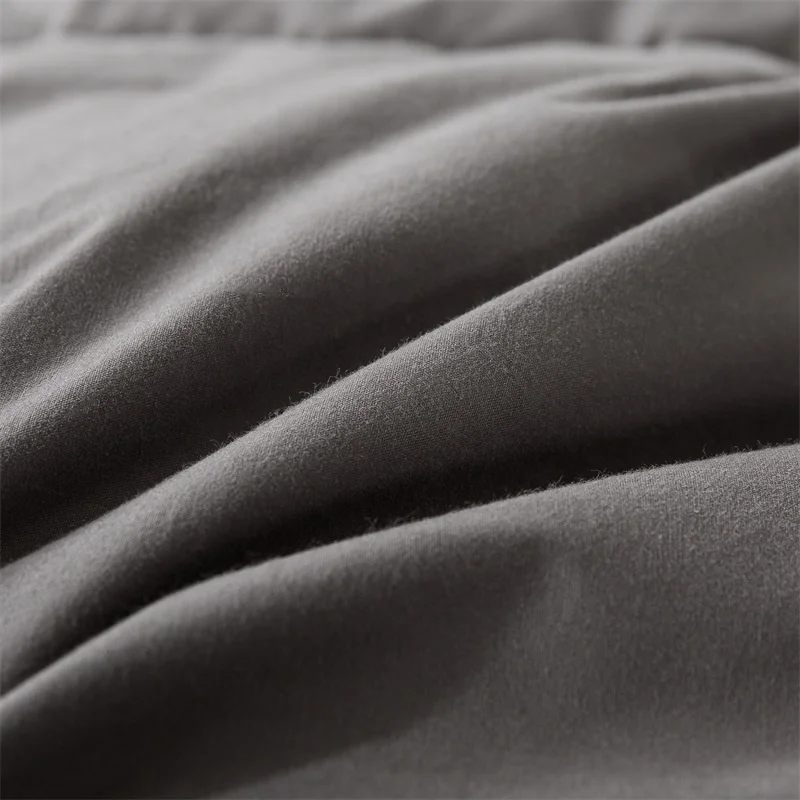 Всесезонное одеяло с гусиными перьями и пухом, королевская Роскошная коллекция для отеля, одеяло, покрывало из 100% хлопка, темно-серого цвета