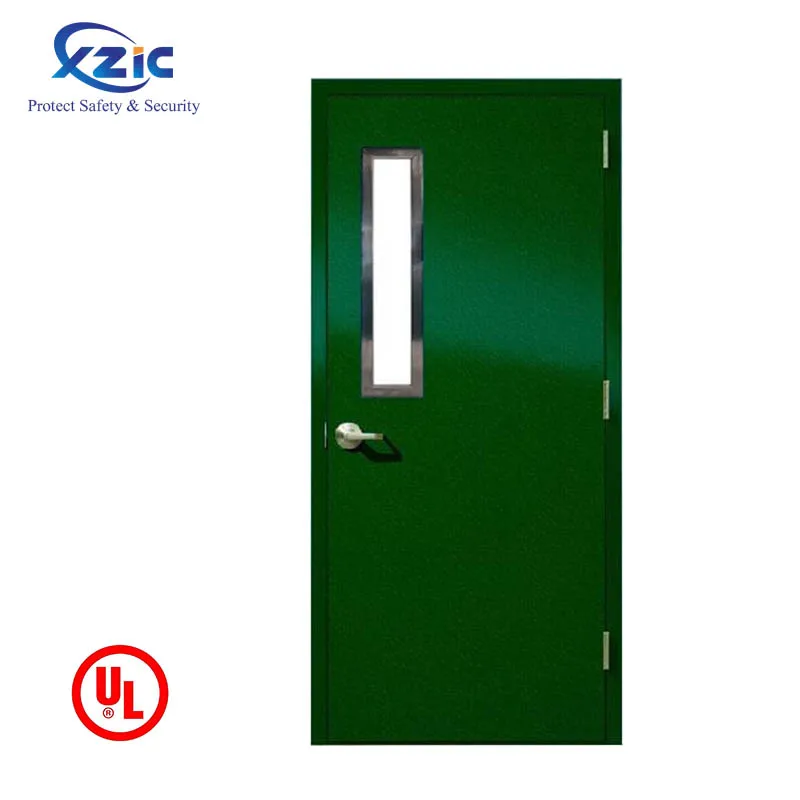Interior fire rated door steel fire proof door hospital steel fire door