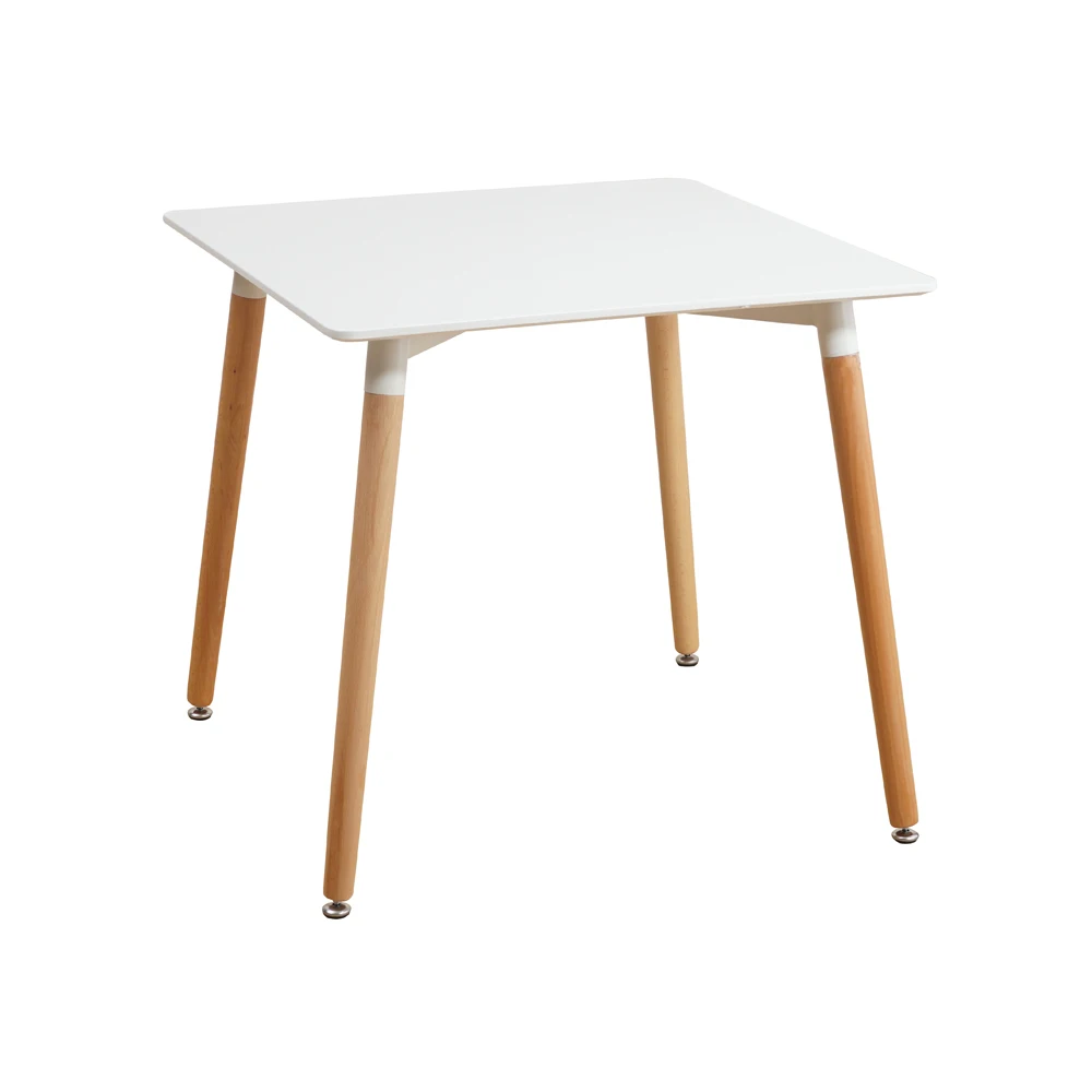 Роскошный современный обеденный стол для кухни в скандинавском стиле, итальянский дизайн, деревянный квадратный обеденный стол из МДФ с деревянными ножками