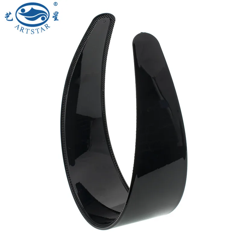 Artstar 4125 Women Wide 5cm Plain Hairband Girls Plastic Headband With Teeth For DIY Hair Accessories