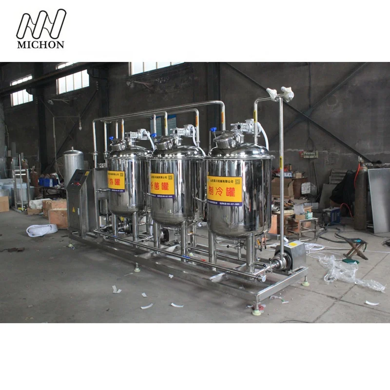 Small Milk Pasteurization Pasteurizing machine Pastuerizer Pasteurizer with Cooler  countertop