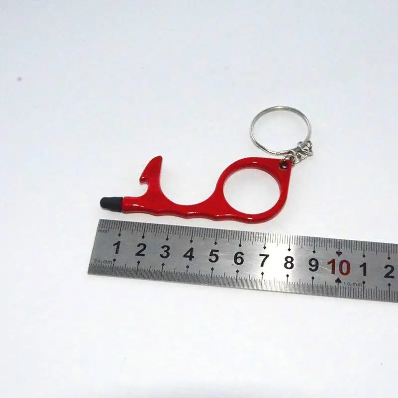 Anti Touch Door Opener Non Contact Safety Door Opener Handle Tool Keychain Self Defense Supplier