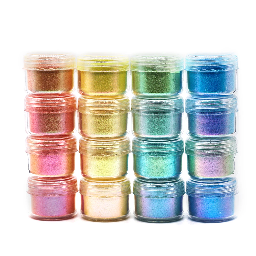 wholesale hot sale private label loose holographic eye chameleon pigment