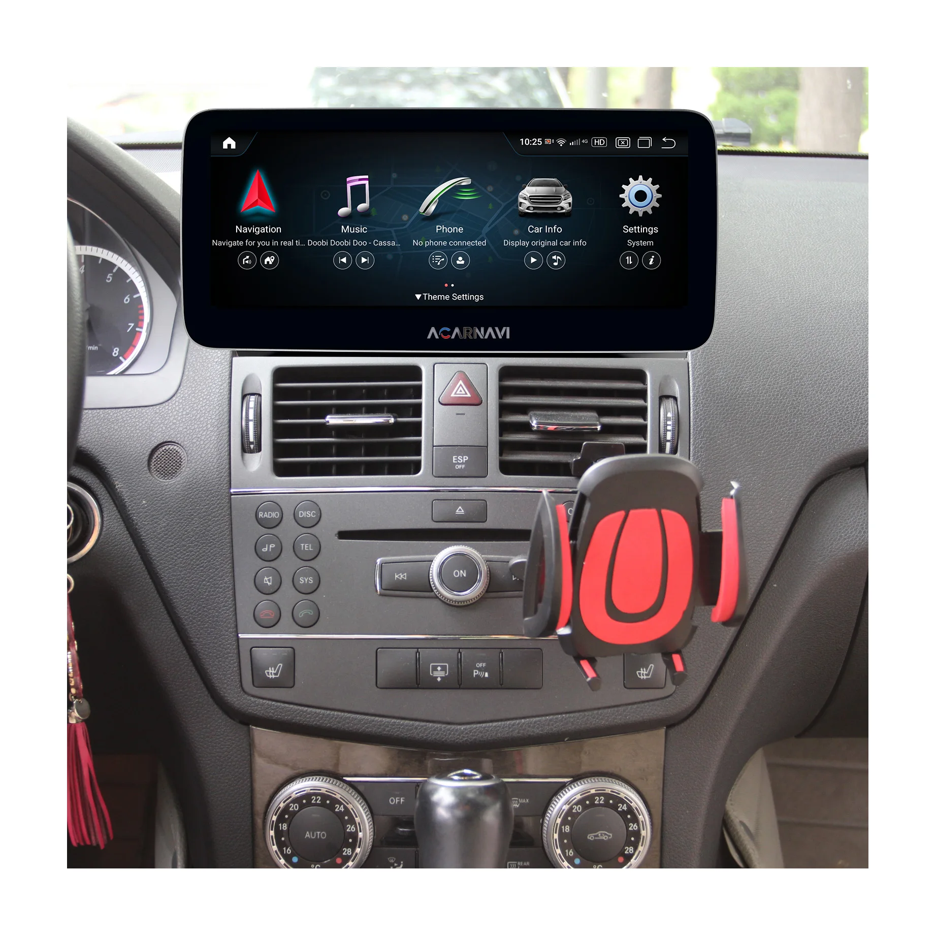 Acardash Qualcomm Snapdragon 662 Android 11 8+256g Car Android Screen Navi For C Class W204 Ntg4.0 12.3 Inch Android Screen